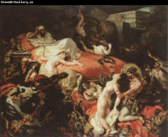 Eugene Delacroix the death of sardanapalus